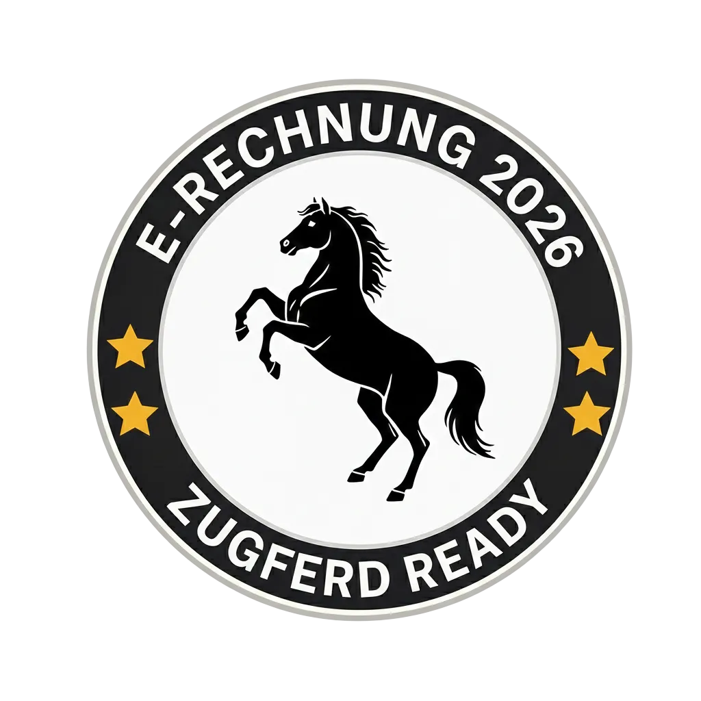 E-Rechnung 2026 ZUGFeRD Ready Badge